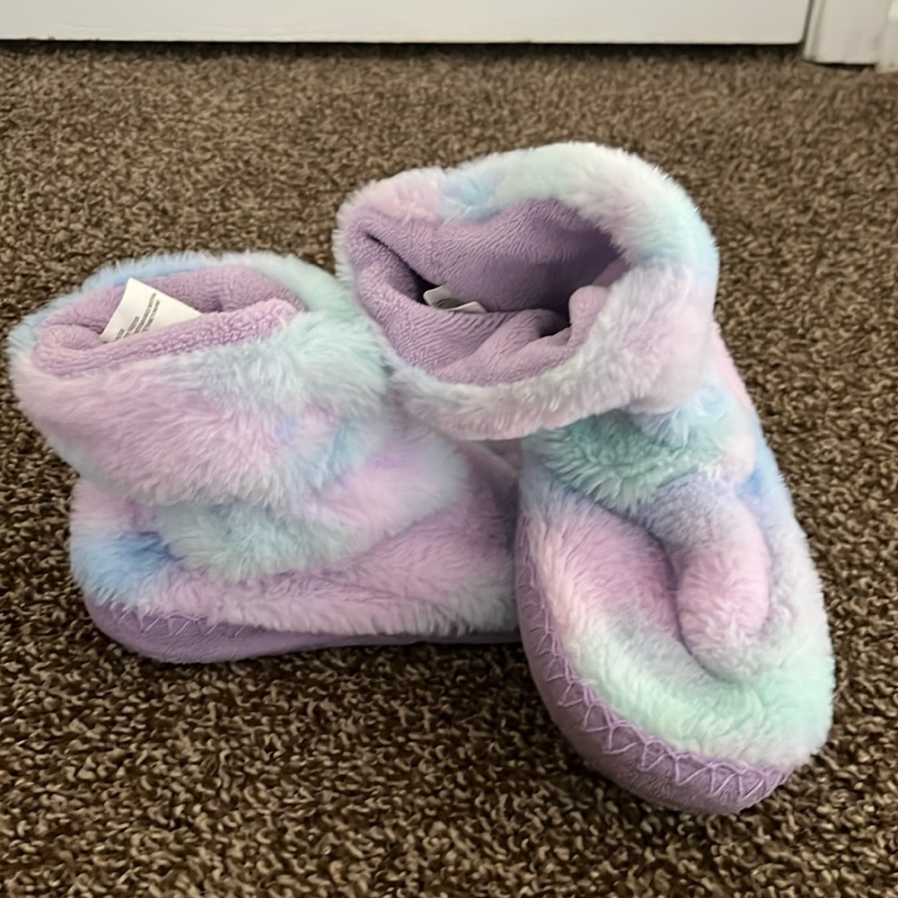 Fuzzy boots slippers (girls)